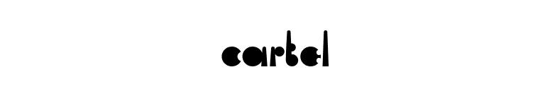 Cartel font preview