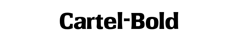 Cartel-Bold font preview
