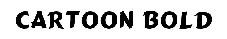 Cartoon Bold font preview