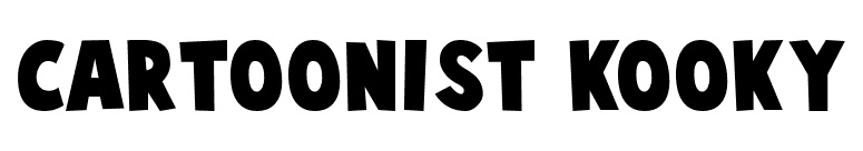 Cartoonist Kooky font preview
