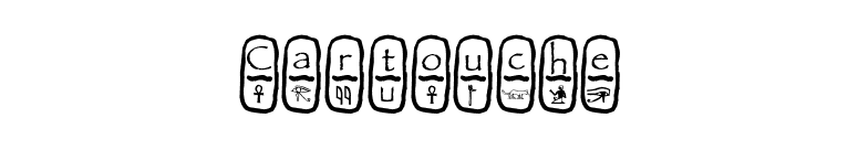 Cartouche font preview