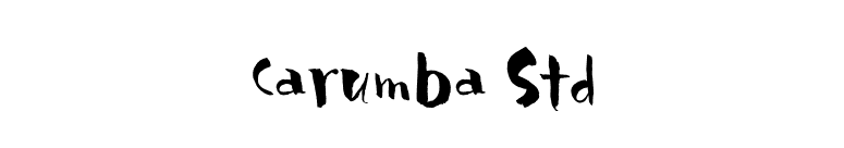 Carumba Std font preview