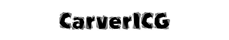 CarverICG font preview