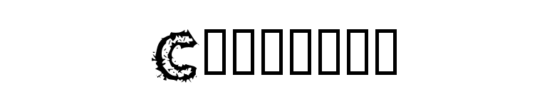 Carvings font preview