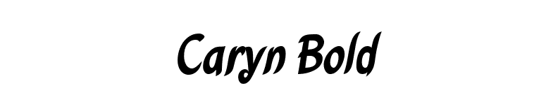 Caryn Bold font preview
