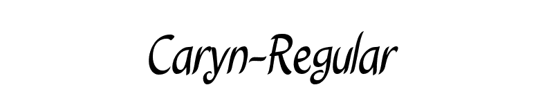 Caryn-Regular font preview