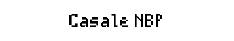 Casale NBP font preview