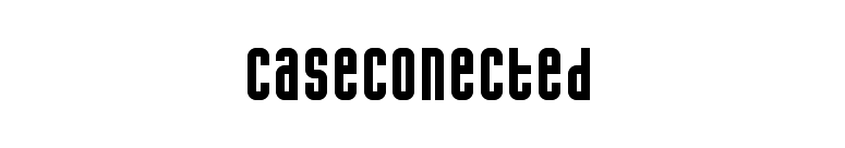 caseconected font preview