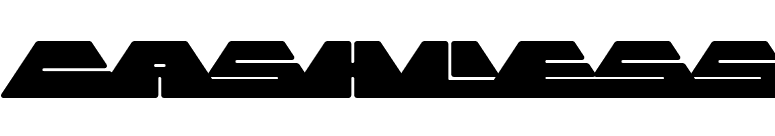 cashless font preview