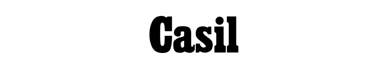 Casil font preview