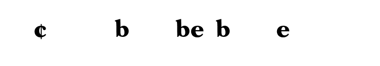 Caslon Book BE Bold Expert font preview