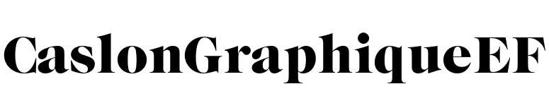 CaslonGraphiqueEF font preview