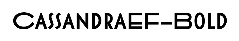 CassandraEF-Bold font preview
