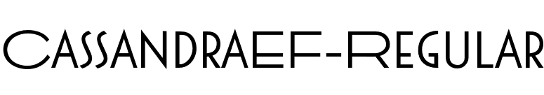 CassandraEF-Regular font preview