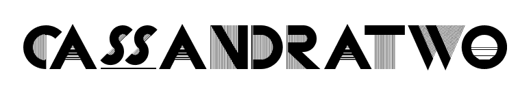 CassandraTwo font preview