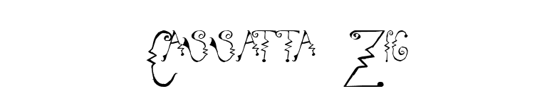 Cassatta Zig font preview