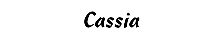 Cassia font preview