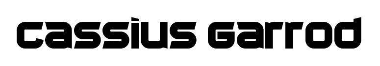 Cassius Garrod font preview