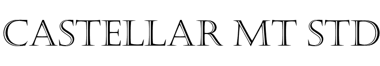 Castellar MT Std font preview