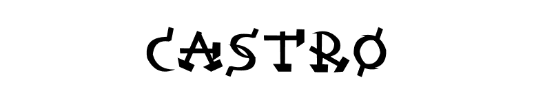 Castro font preview