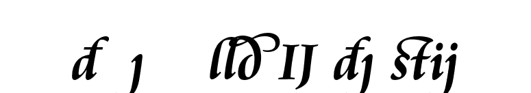 Cataneo Bold Extension font preview