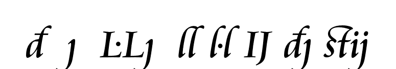Cataneo Regular Extension font preview