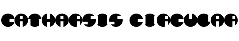 Catharsis Circular font preview