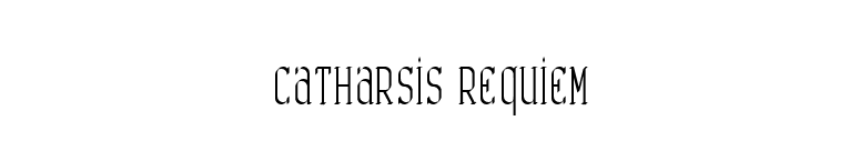 Catharsis Requiem font preview