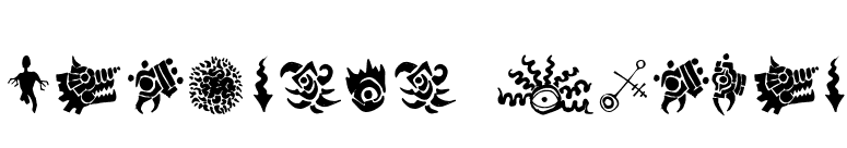 Cathzulu Extraz font preview