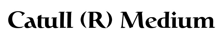 Catull (R) Medium font preview