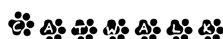 Catwalk font preview