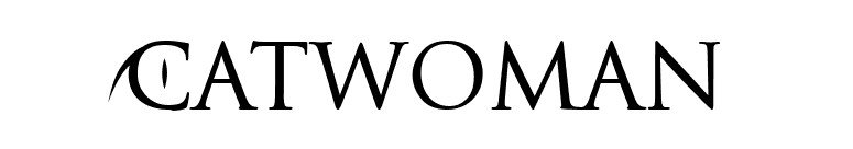 Catwoman font preview