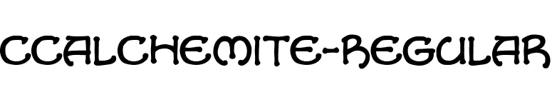 CCAlchemite-Regular font preview