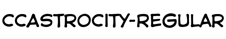 CCAstroCity-Regular font preview