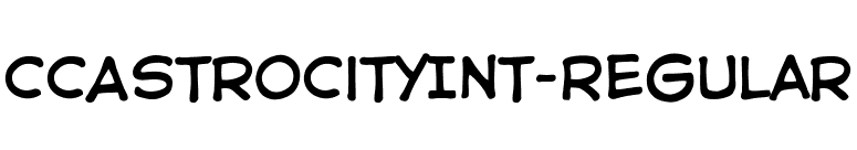 CCAstroCityInt-Regular font preview