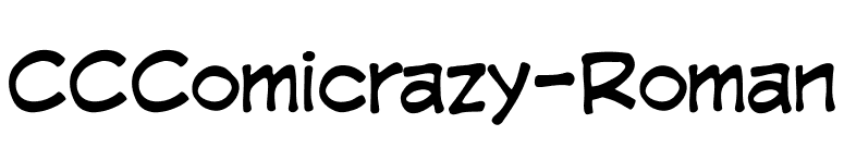 CCComicrazy-Roman font preview