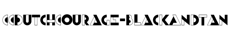 CCDutchCourage-BlackAndTan font preview