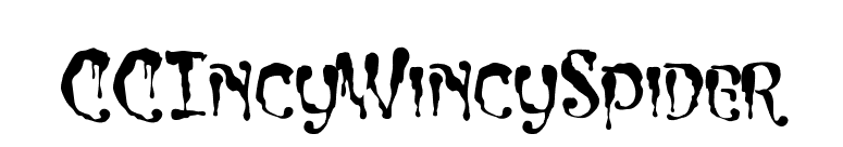 CCIncyWincySpider font preview