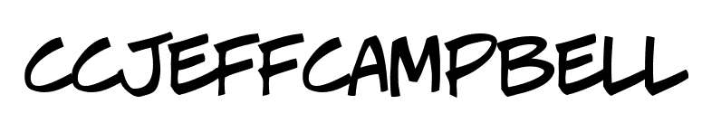 CCJeffCampbell font preview