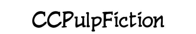 CCPulpFiction font preview