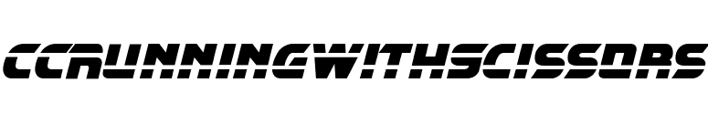 CCRunningWithScissors font preview