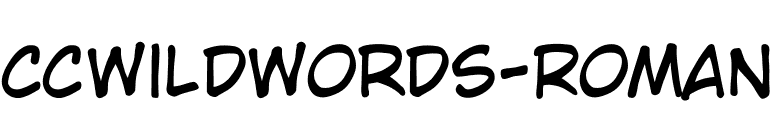 CCWildWords-Roman font preview
