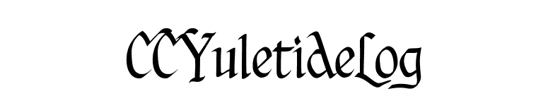 CCYuletideLog font preview
