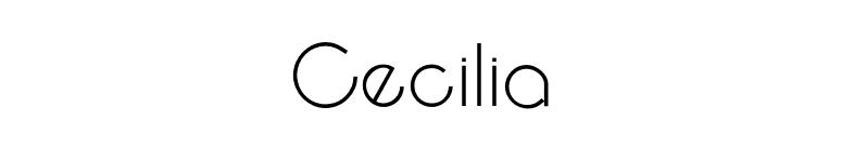 Cecilia font preview