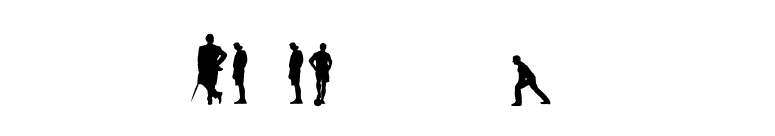 Celebrity No font preview