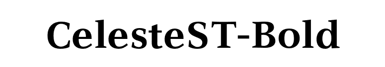 CelesteST-Bold font preview
