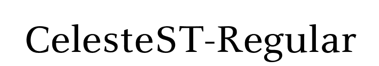 CelesteST-Regular font preview