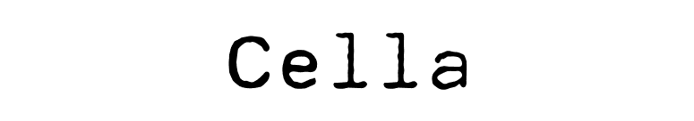 Cella font preview