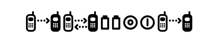 cellpic font preview