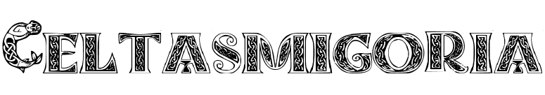 Celtasmigoria font preview